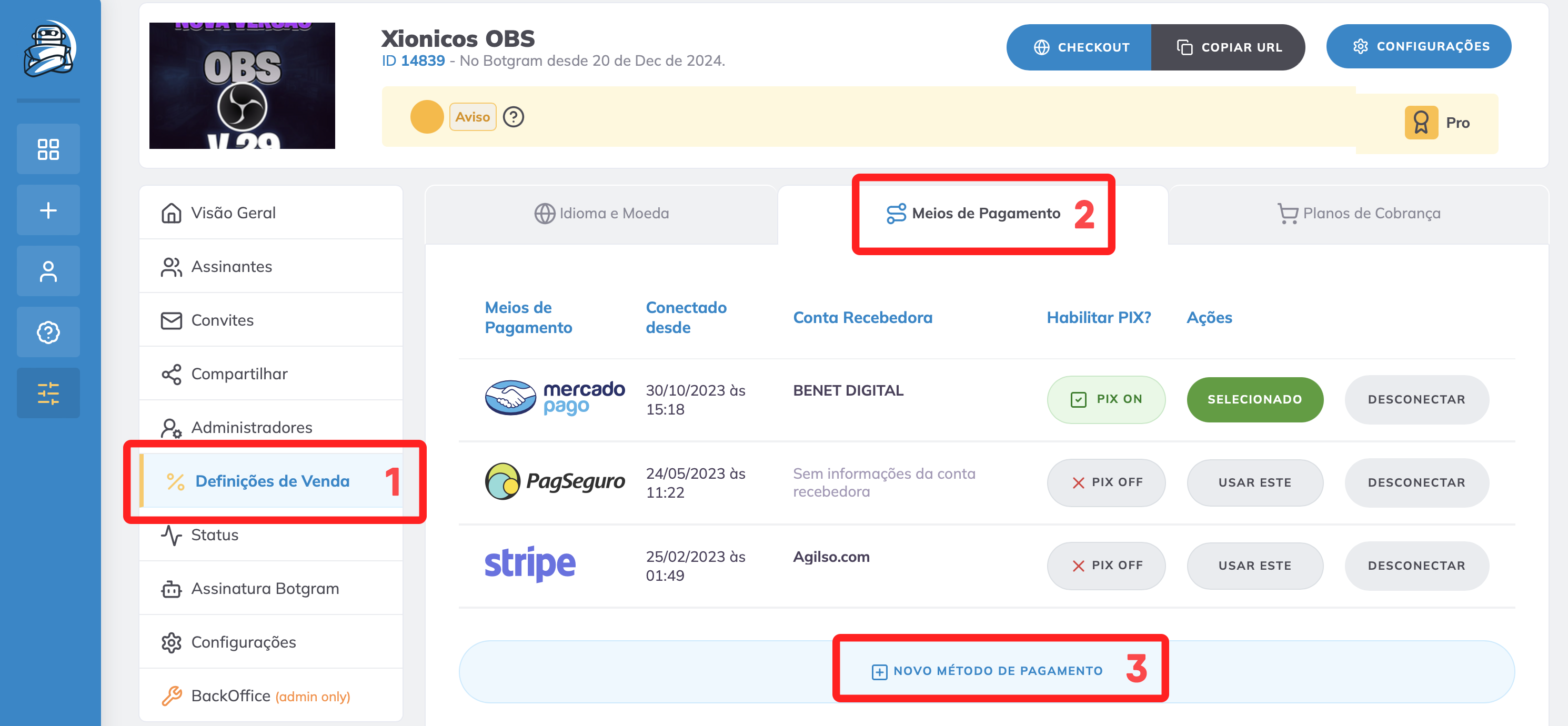 Webhook Botgram e Hotmart 5