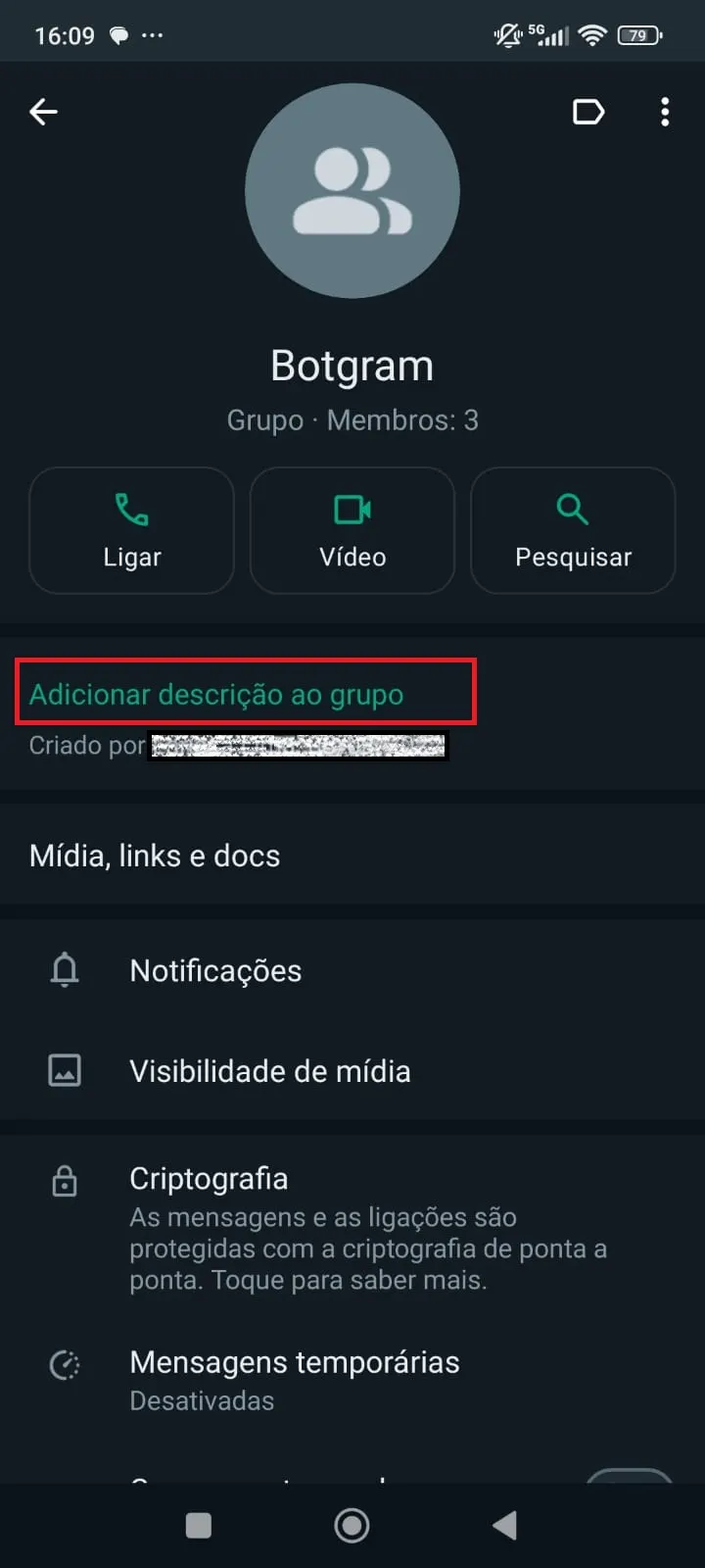 Whatsapp - Passo 01